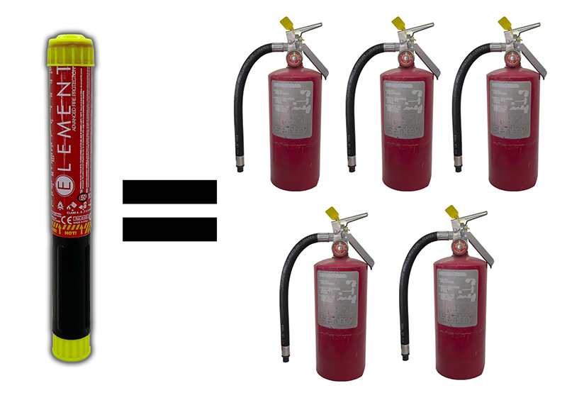 E50 Element Advanced Portable Fire Extinguisher