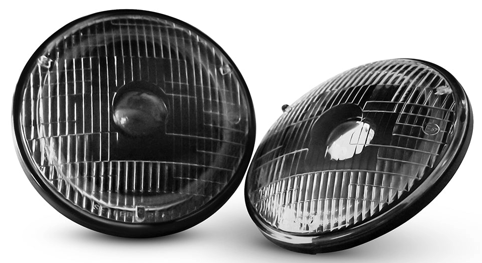 Ironwalls 7 Inch LED Headlights Hi-Lo Beam With Angel Eyes For Ford Mustang 1964-1972